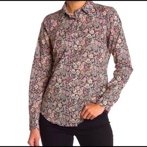 J. Crew Liberty Floral Button Down Shirt